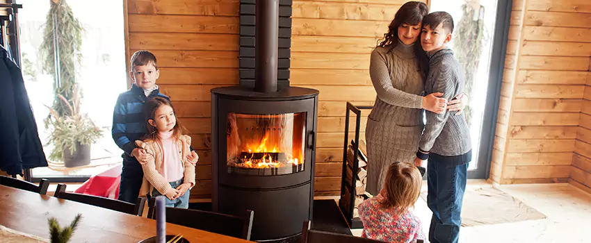 Morso Cast Iron Fireplace Insert Installation in Portland, Texas