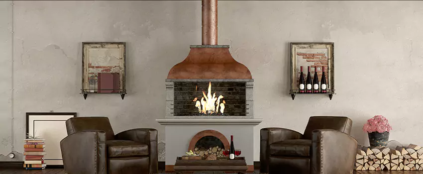 Thelin Hearth Products Providence Pellet Insert Fireplace Installation in Portland, TX