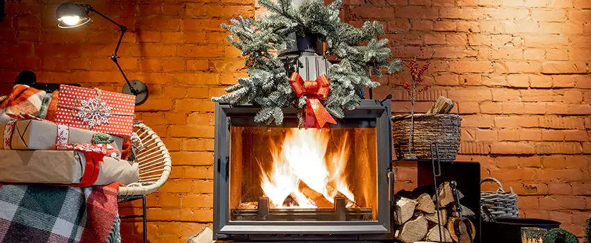 Travis Industries Linear Gas Fireplace Installation in Portland, Texas