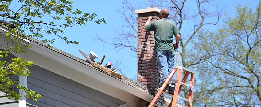 Vinyl and PVC Chimney Flashing Installation in Portland, TX