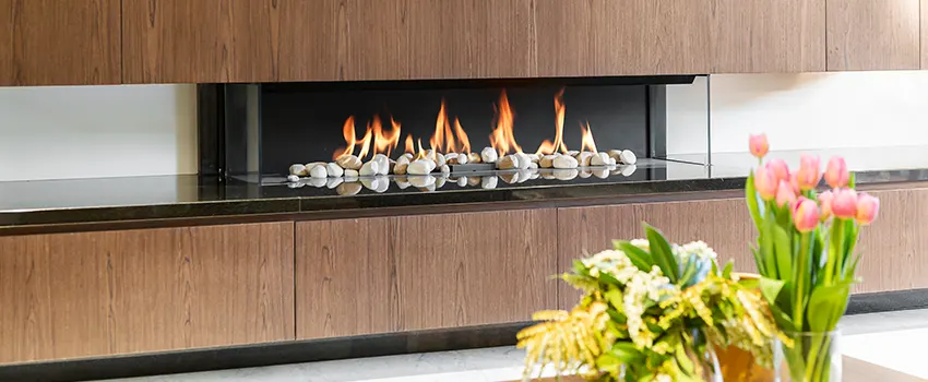 Double-height Fireplace Design Refurbishment in Portland, Texas